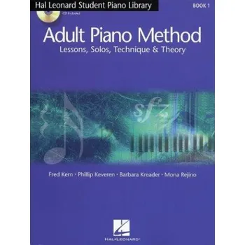 Hal Leonard Adult Piano Method: Book 1 - Lessons, Solos, Technique & Theory (noty na sólo klavír) (+audio)