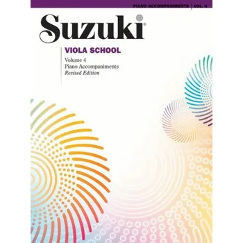 Suzuki Viola School Piano Accompaniment Volume 4 (noty na violu, klavír)