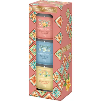 Svíčka Yankee Candle Hello Italy dárková sada 3x 37 g