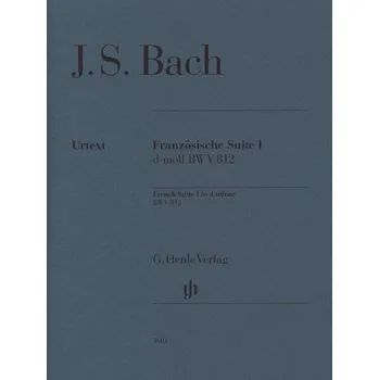 Johann Sebastian Bach: French Suite I in D Minor BWV 812 (noty na klavír)