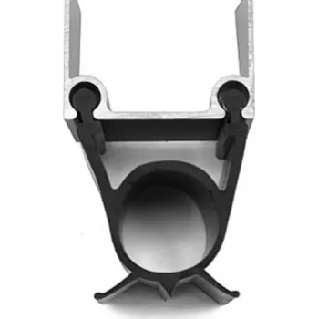 Garážová vrata Kružík Guma těsnící spodní pro kontaktní lištu průmyslových vrat Délka: 3 m