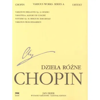 Frédéric Chopin: National Edition 12A - Various works Volume XII (noty na klavír)