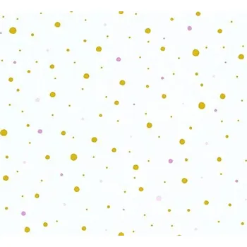 Tapeta Vliesové tapety na zeď tečky zlaté a růžové Little Stars 35839-