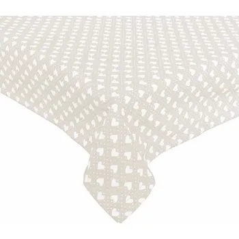 ubrus TOGNANA Amour 140 x 180 cm - bavlněný ubrus na stůl