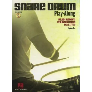 Snare Drum Play-Along: Melodic Rudiments With Backing Tracks In All Styles (noty na bicí) (+audio)