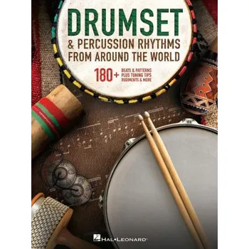 Drumset & Percussion Rhythms from Around the World (noty na bicí, perkuse)