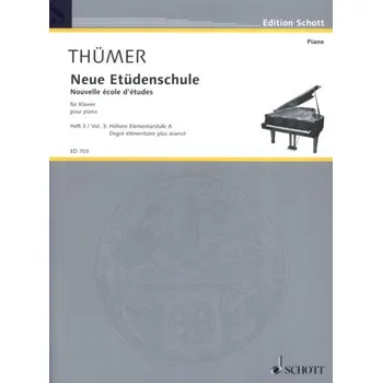 Otto Thümer: Neue Etudenschule 3 (noty na klavír)