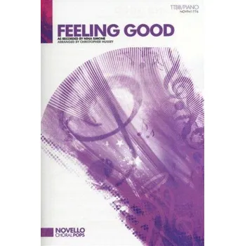 Nina Simone: Feeling Good (TTBB/Piano) (noty pro sborový zpěv, klavír) - SADA 5 ks