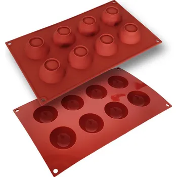 Nádoba na pečení Forma silikonová (8ks polokoule) prům.5cm, v.2,5cm