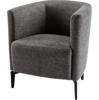 Křeslo MOB Relaxační křeslo Tempo Kondela KARV (šedá + černá)