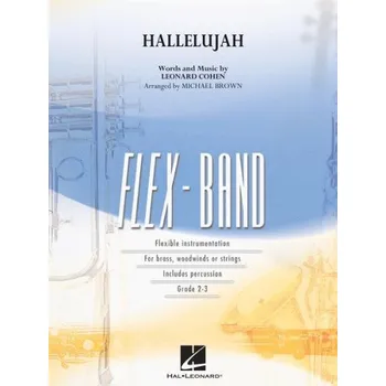 Leonard Cohen: Hallelujah (noty pro flexibilní orchestr, party, partitura)