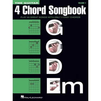 The Guitar 4-Chord Songbook G-C-D-Em (noty, melodická linka, akordy)