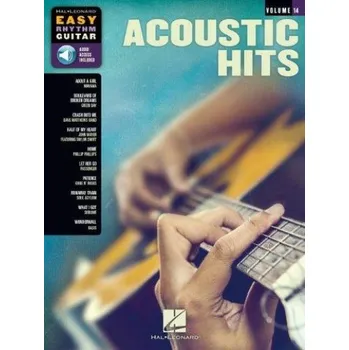 Easy Rhythm Guitar Series Volume 14: Acoustic Hits (akordy na kytaru, texty písní) (+audio)