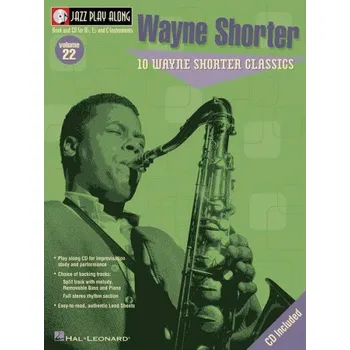 Jazz Play-Along 22: Wayne Shorter (noty na nástroje C, Eb, Bb) (+audio)