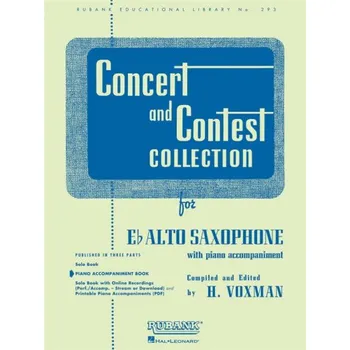 Concert And Contest Collection (noty na altsaxofon, klavír)