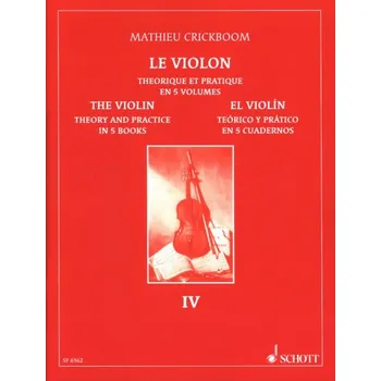 Mathieu Crickboom: The Violin Vol. 4 (noty na housle)