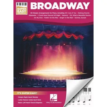 Broadway: Super Easy Songbook (noty na snadný sólo klavír)