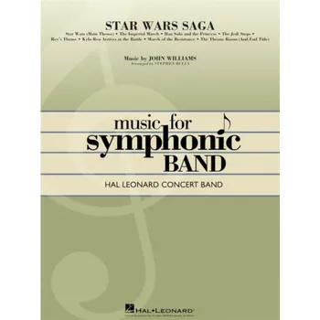Star Wars Saga (noty pro koncertní orchestr, party, partitura)