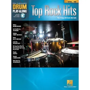 Drum Play-Along 49: Top Rock Hits (noty na bicí) (+audio)