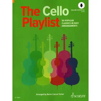 The Cello Playlist (noty na violoncello, klavír)(+audio)