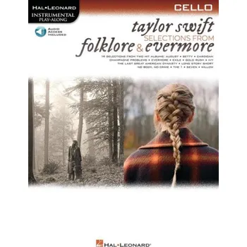 Taylor Swift: Selections from Folklore & Evermore (noty na violoncello) (+audio)