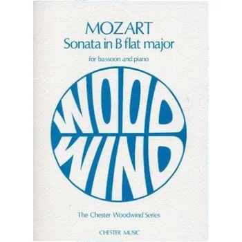 W.A. Mozart Sonata In B Flat For Bassoon And Piano K.292 (noty na fagot, klavír)