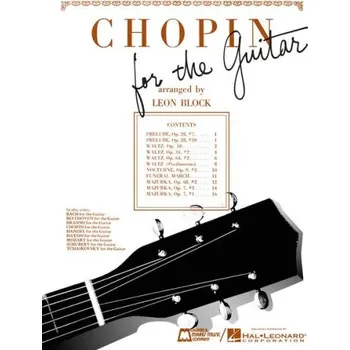 Chopin for Guitar (noty na kytaru)