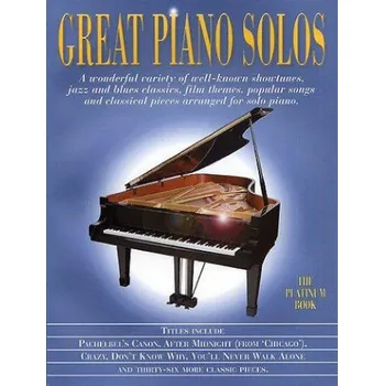 Great Piano Solos - The Platinum Book (noty, sólo klavír)