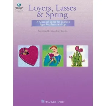 Lovers, Lasses & Spring (noty na klavír, zpěv)(+audio)