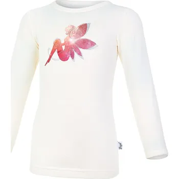 Little Angel Tričko smyk LESK DR Outlast® - bílá káva Velikost: 128