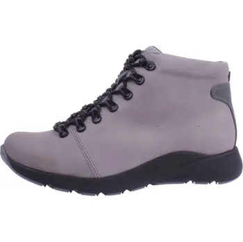 Dámské polobotky OBUV JANA ČR Boty JANA 364 šedé dámské kožené kotníkové Velikost: 40