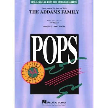 The Addams Family Theme (noty pro smyčcový kvartet, party, partitura)