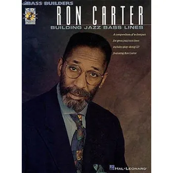 Ron Carter: Building Jazz Bass Lines (noty, kontrabas) (+audio)