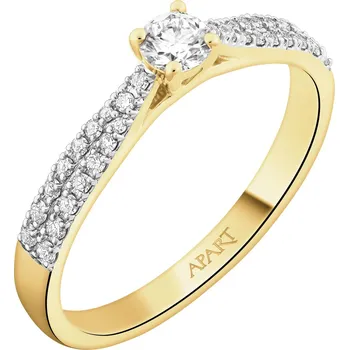 Prsten Zlatý prsten s diamanty - 0,30 ct - ryzost 585 - 172.184