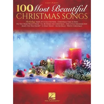 100 Most Beautiful Christmas Songs (noty na snadný klavír)