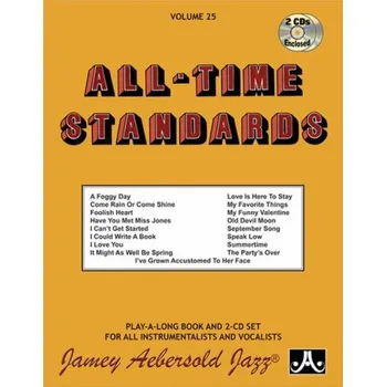 Jazz Play-Along 25: All-Time Standards (noty na nástroje C, Eb, Bb, basového klíče) (+audio)