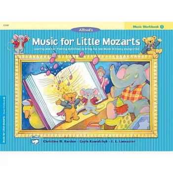 Music For Little Mozarts: Music Workbook 3 (noty na klavír)