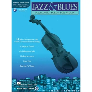 Jazz & Blues - Play-Along Solos (noty na housle) (+audio)