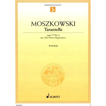 Moritz Moszkowski: Tarantelle op. 77/6 (noty na klavír)