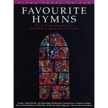 Favourite Hymns (noty na klavír, zpěv, akordy na kytaru)