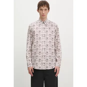 Pánská košile Bavlněná košile Paul Smith, M, béžová, 01X