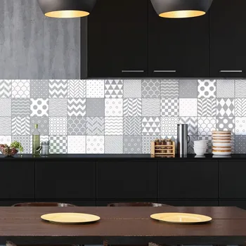 Samolepící dekorace Sada 60 dekorativních samolepek na stěnu Ambinace Cardiff, 15 x 15 cm ID_1073642