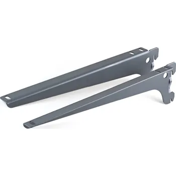 Konzola jednoduchá úhlová antracitová Domax AWSK - 180mm AWSK 180