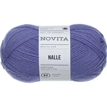 Příze Novita Nalle 740 Fialová (Ponožková příze Nalle Levandel)