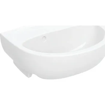 Umyvadlo Nástěnné umyvadlo půlkruhové Koło Solo 40 cm bílé