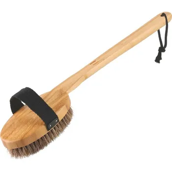 Sauna Rento saunový kartáč s rukojetí 2v1 bambus