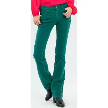 Dámské džíny Bootcut džíny Fracomina (Zelené jeansy italské módní značky Fracomina)