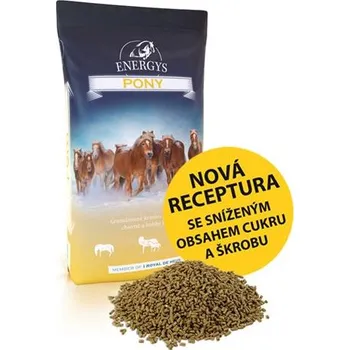 Krmivo pro koně Granule Energys Pony, 25 kg