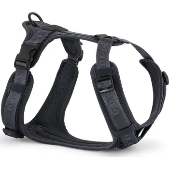 Vodítko pro psa Tmavě šedý postroj velikost S délka 30 cm Modena Asphalt S – MiaCara ID_1675724