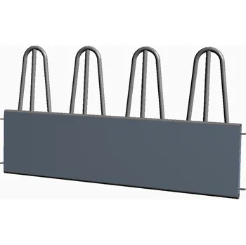 krmítko pro hospodářská zvířata Prodloužení ke kruhovému příkrmišti v průměru 170 cm, 4 místa